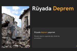 Rüyada Deprem | Rüyada Deprem Yaşamak