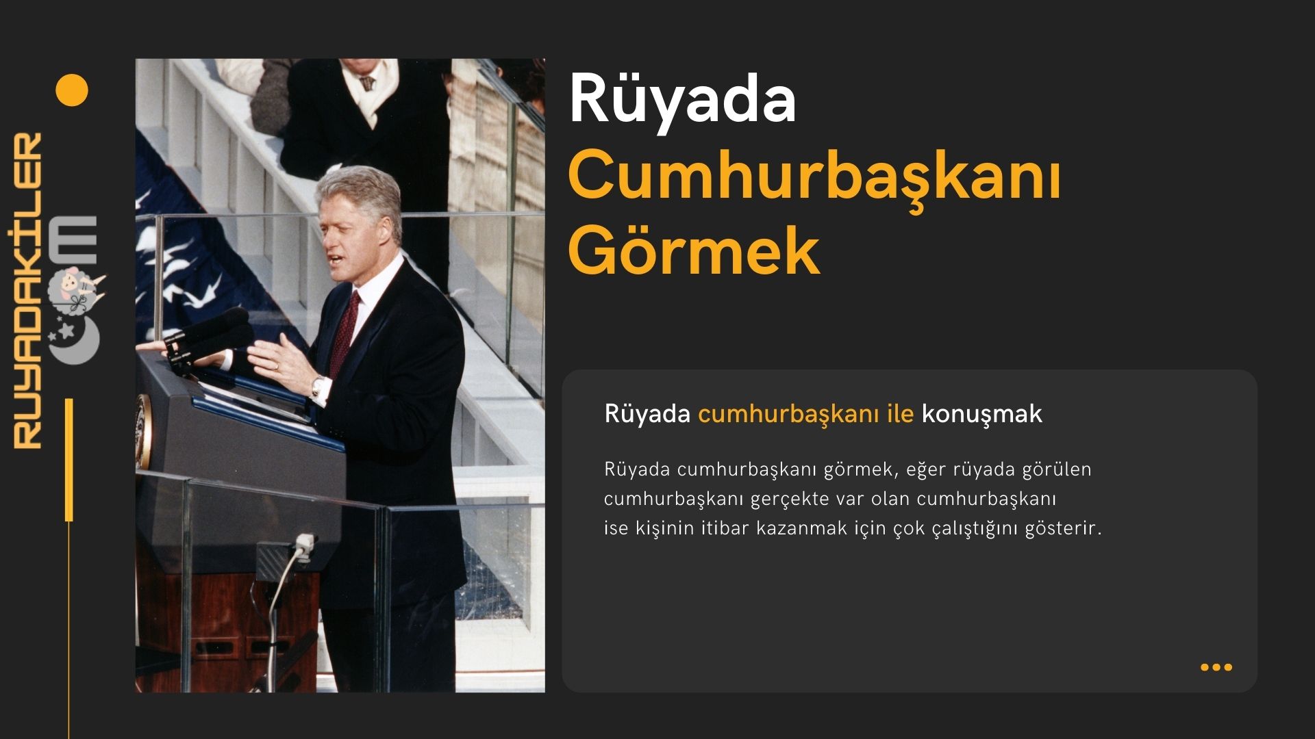 Rüyada Cumhurbaşkanı Görmek Rüyada Cumhurbaşkanı İle Konuşmak Rüya
